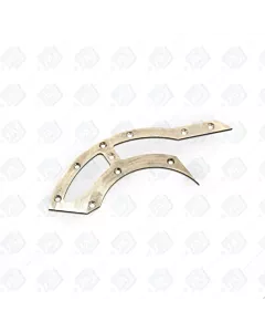 Top down image of the Brass force feeder wear plate