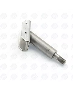 Image of the tablet chute stand that holds the tablet chute upright on the RTP 10i Rotary Tablet Press