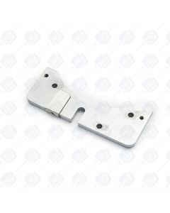 Top down image of the force feeder adjustment base