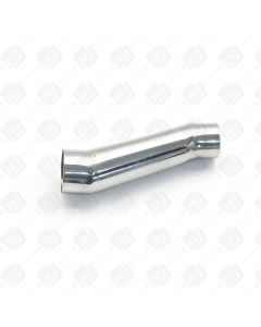 Image of the connecting pipe from the hopper to force feeder