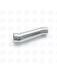 Image of the connecting pipe from the hopper to force feeder