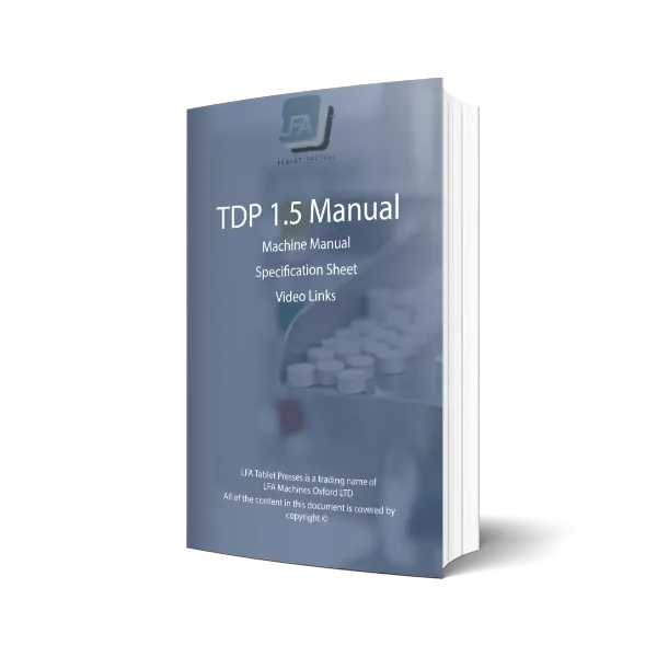TDP 1.5 Desktop Tablettenpresse Book