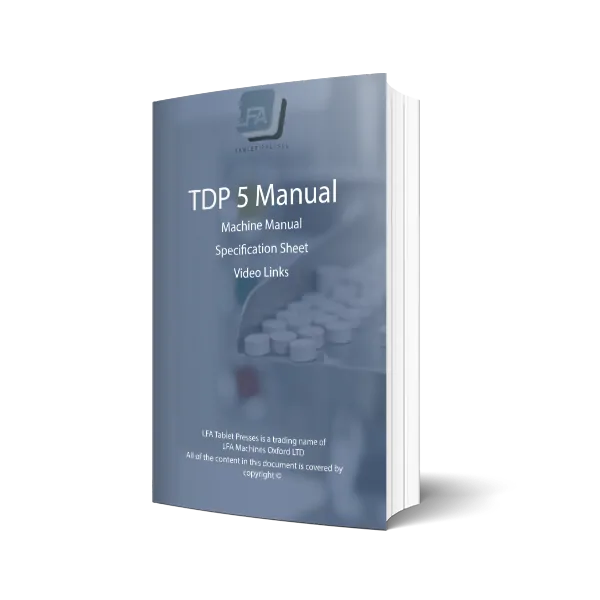 TDP 5 Desktop Tablet Press Book