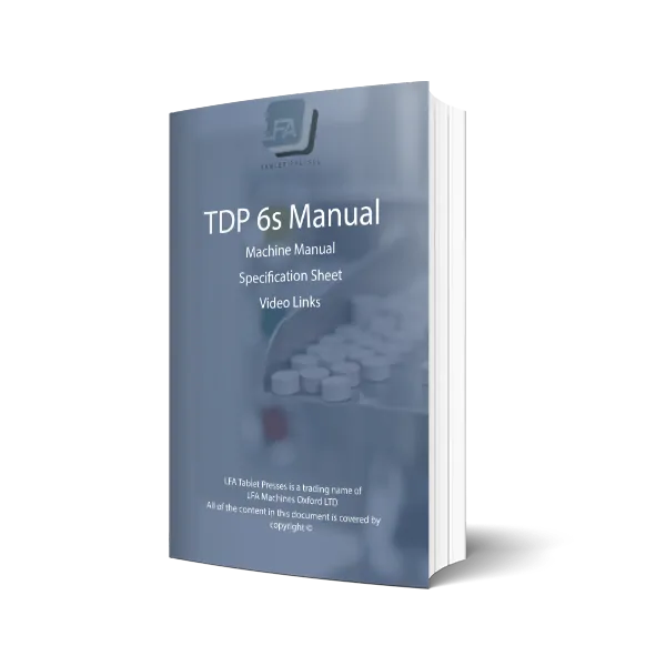 TDP 6s Desktop Tablettenpresse Book